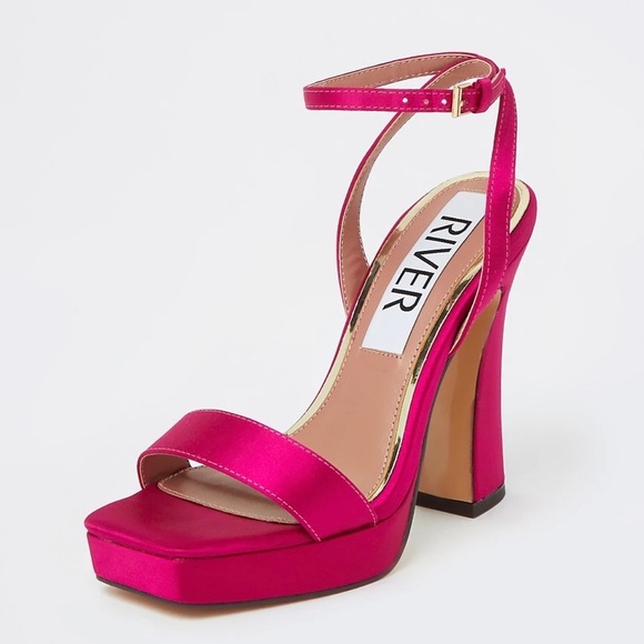 Brand new in box sold out river island platform heels size 6 US - Picture 1 of 5